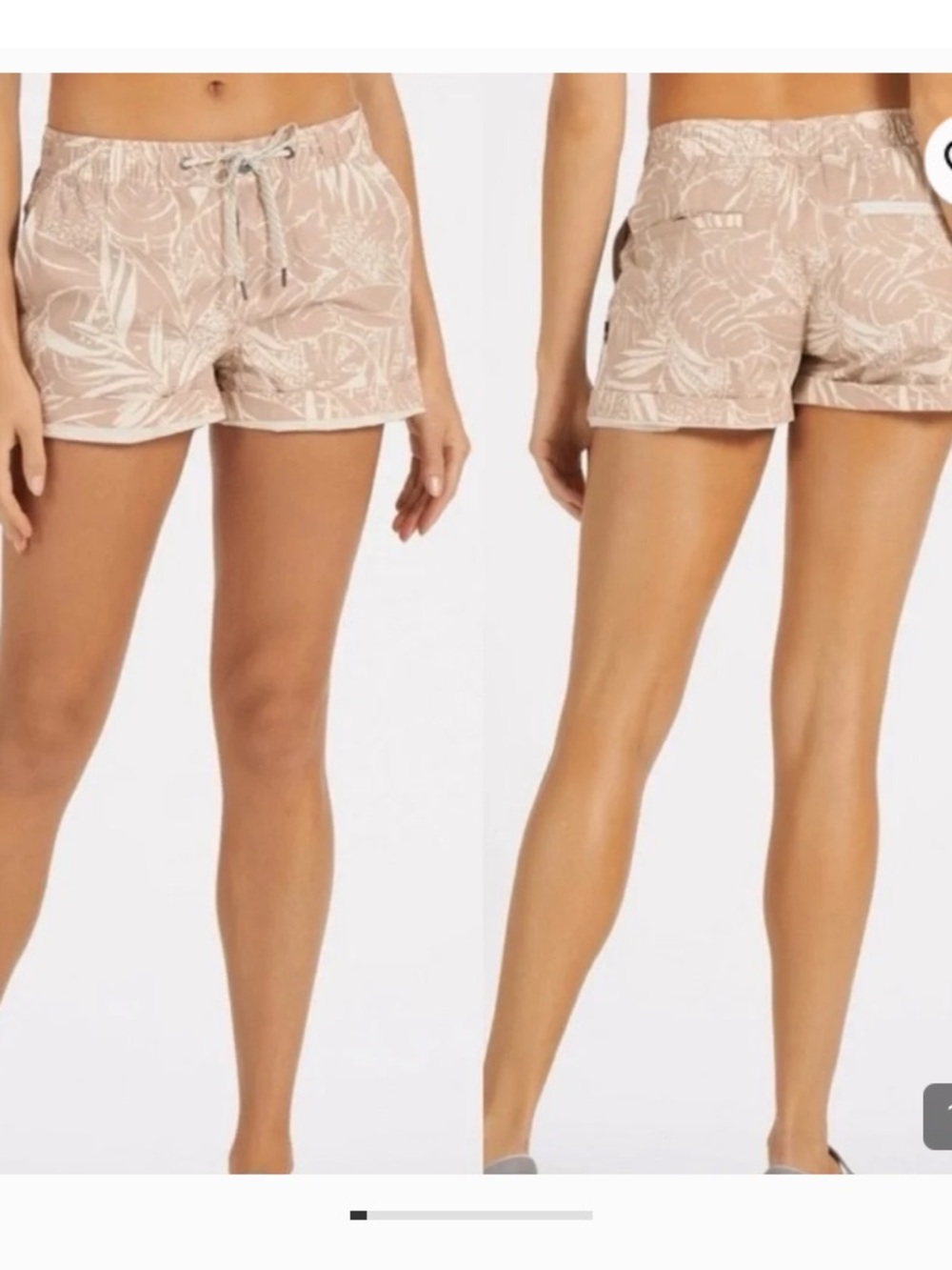 Vuori Ripstop Shorts Women Pink Salt‎ Rainforest Color